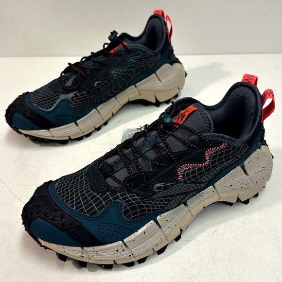 NWT Reebok Zig Kinetica II Edge Black Midnight Pine A$AP Nast Kendrick Lamar 8 D main image 8